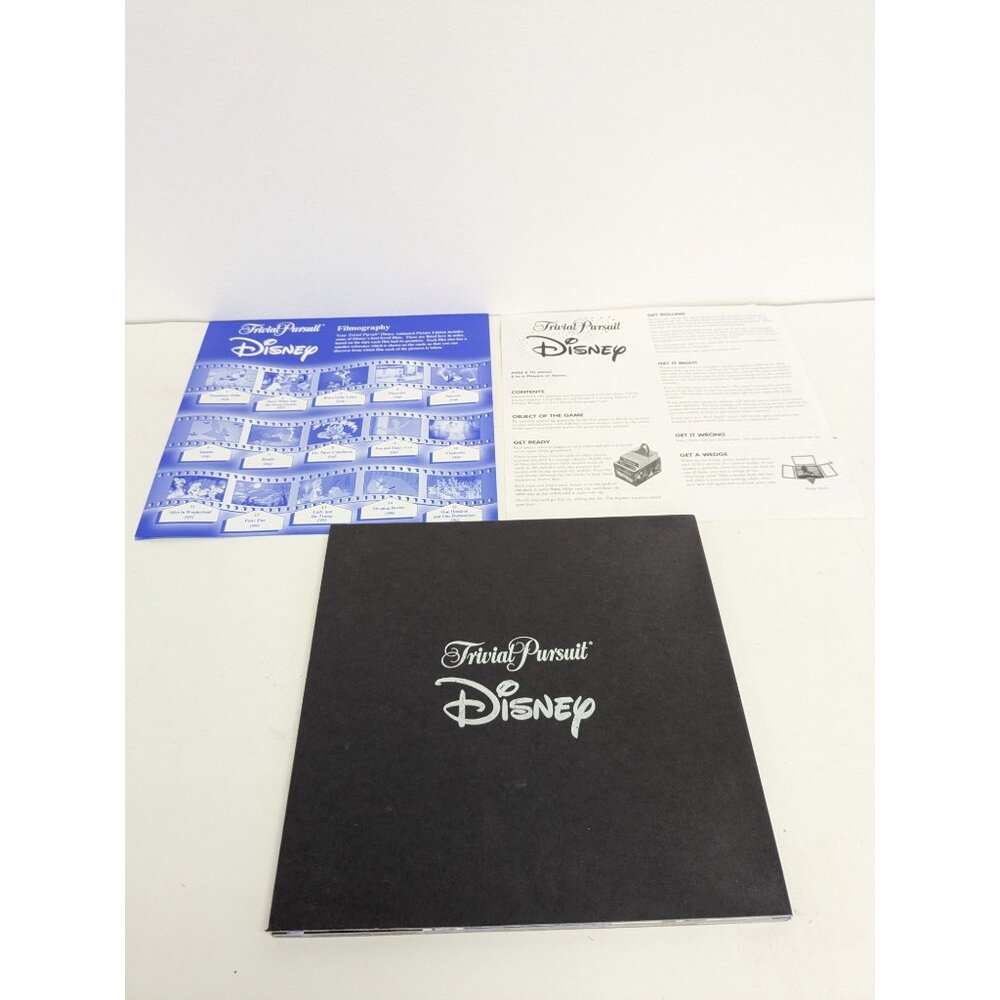Hasbro 2002 Trivial Pursuit Disney Game Board Replacement Instructions